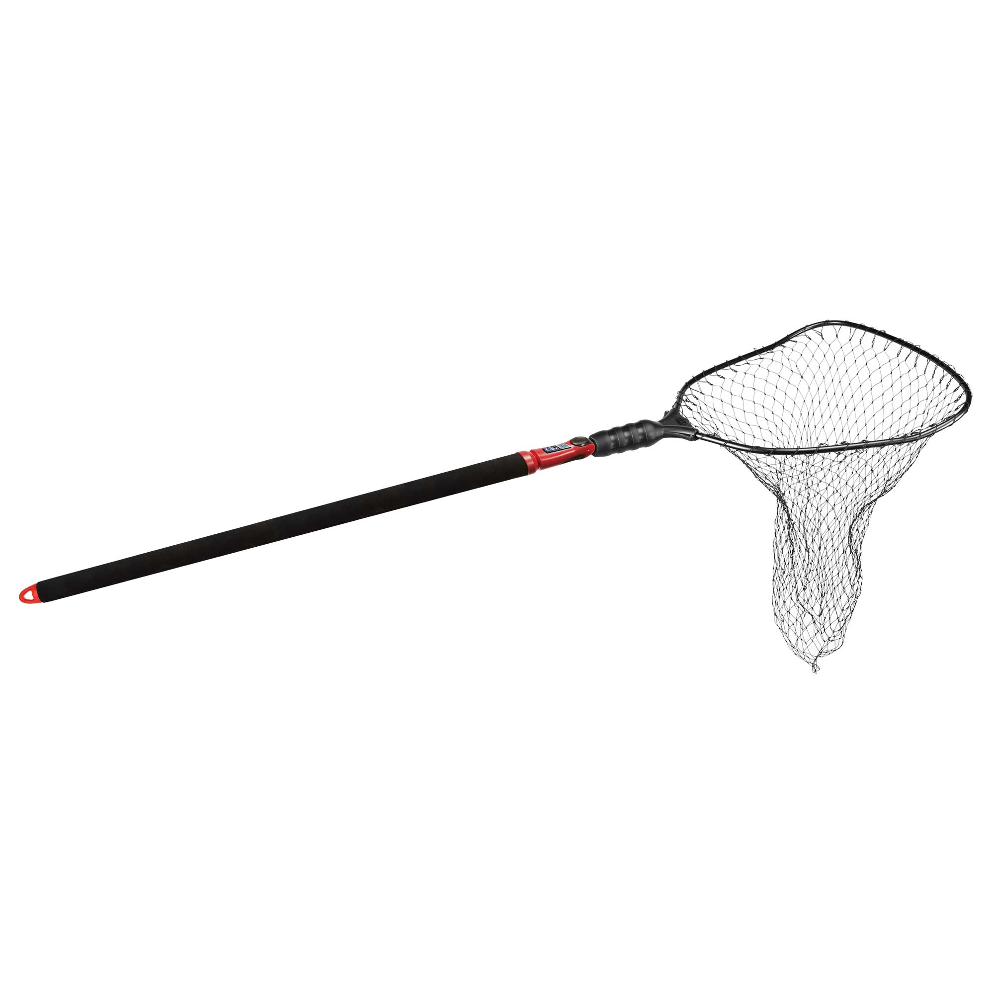 extended handle fishing net S2 Slider-Reach Large 22" Rubber Coated Nylon Net – EGO Fishing
