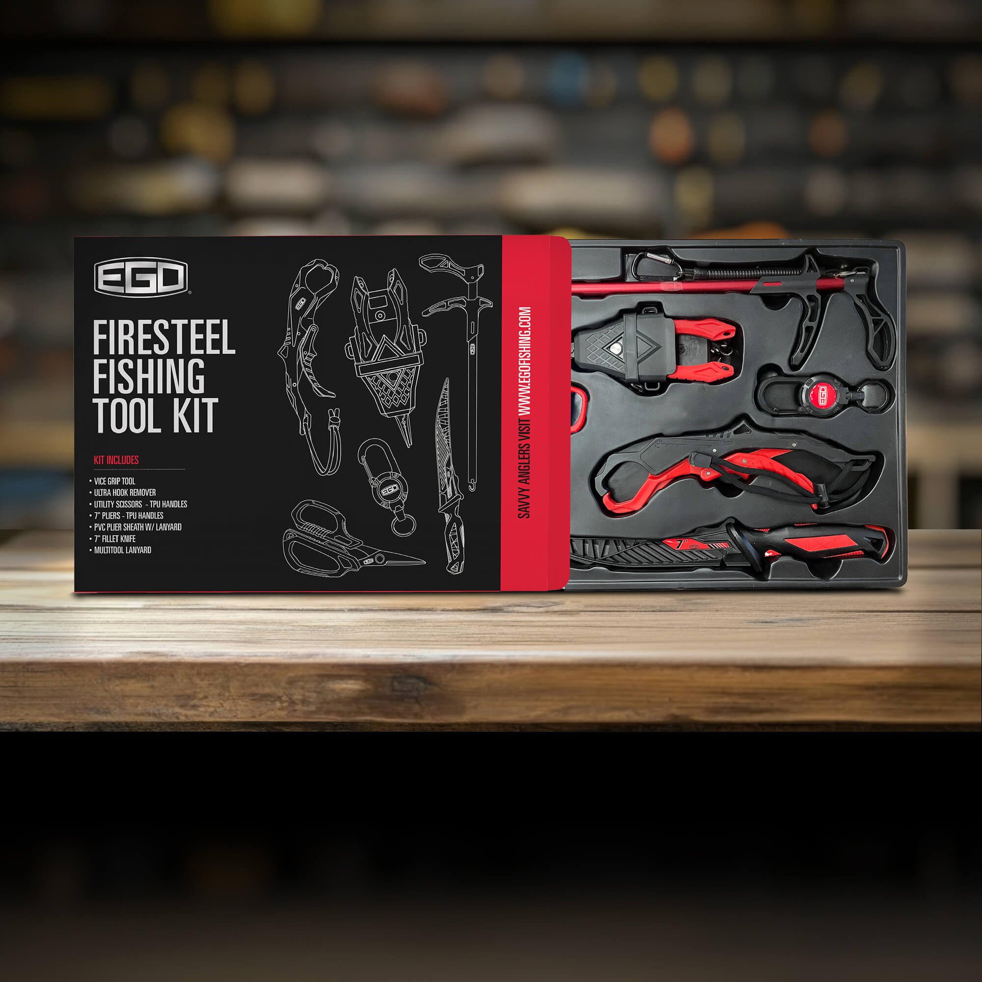EGO FIRESTEEL FISHING TOOL SET