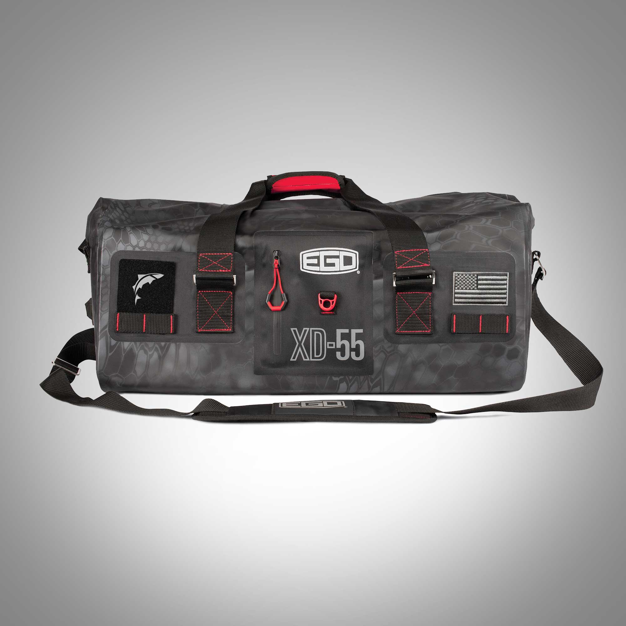 fishing gear bag EGO 55L Tactical Dry Gear Bag – EGO Fishing