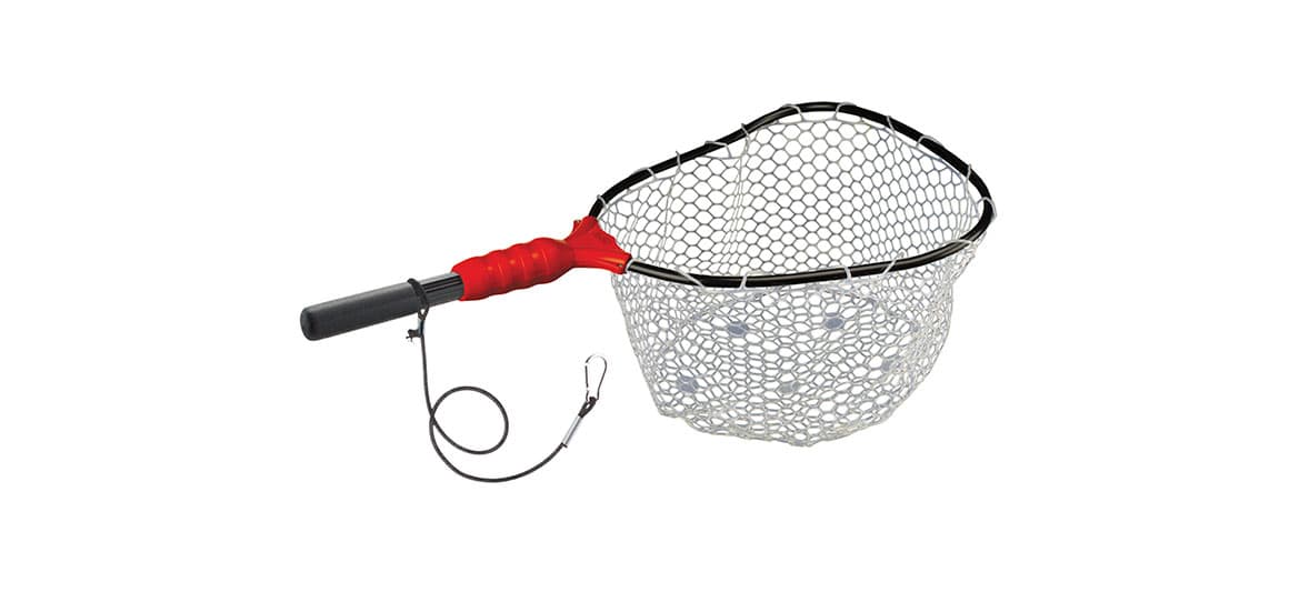 clear fishing net EGO Wade-Medium Clear Rubber Net