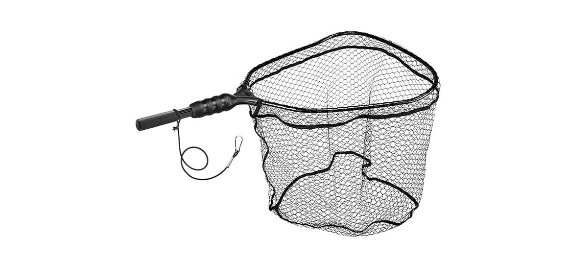 coated fishing net Landing with Aluminum Telescoping Pole 59" Long Handle,Rubber Nylon Mesh,for Steelhead,Salmon,Fly,Kayak,Catfish,Bass,Trout,Shrimp,Crab,for Easy Catch & Release,Extend to 59 Inch : Sports & Outdoors making it harder for parasites to attach Wooden Frame Fly Fishing Net