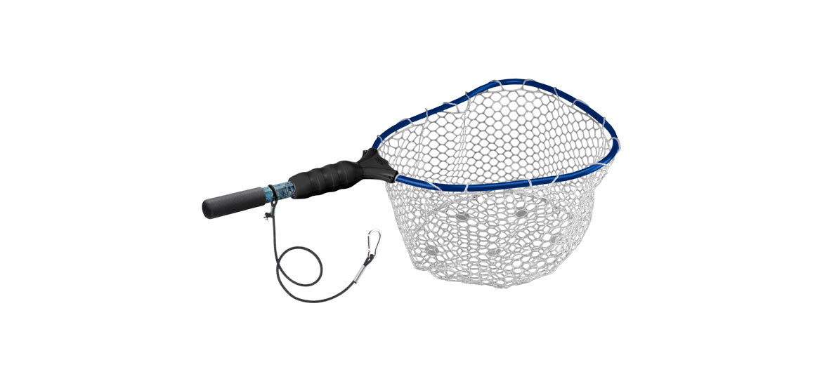 clear fishing net Wade Kryptek-Medium Clear Rubber Net