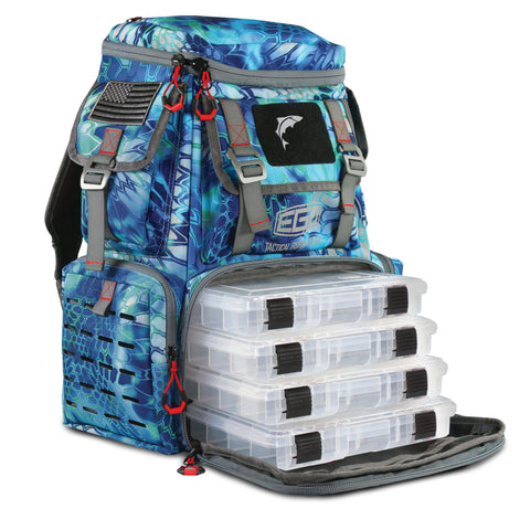edge backpack tackle bag EGO Box Sling Pack EVA construction protects your gear EGO Tackle Box Backpack