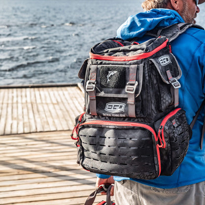 ego kryptek tackle box backpack EGO Tackle Box Backpack (Typhon) – EGO Fishing
