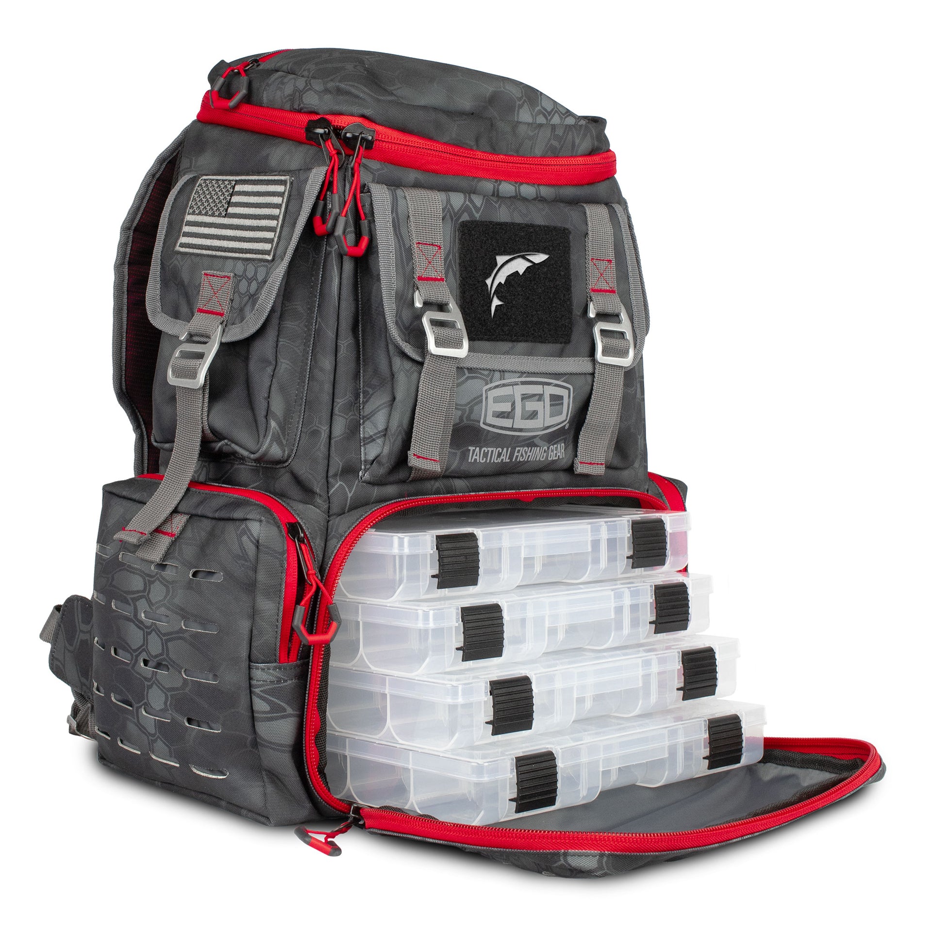 EGO Tackle Box Backpack (Typhon) – EGO Fishing - Main Image
