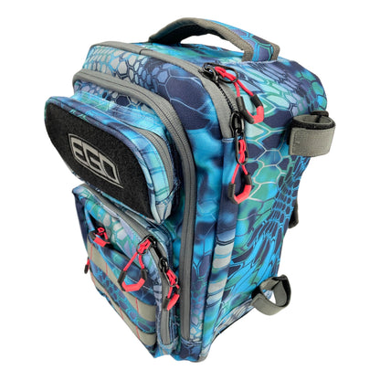 ego kryptek tackle box backpack EGO Tackle Box Sling Pack (Pontus) – EGO Fishing